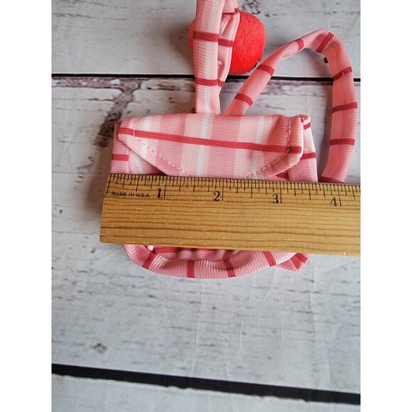 Mini Doll Size Ladybug Pink Backpack - Picture 5 of 6